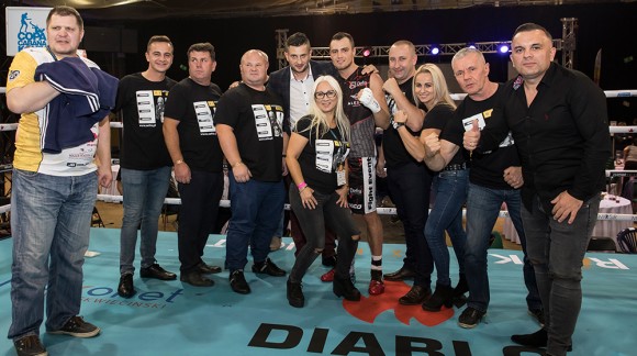 Ekipa SETTO na gali Copa Rocky Boxing Night wspierała Kamila Gardzielika